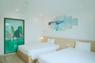 Phòng Economy đôi hoặc phòng hai giường đơn — Kim Sentral Hotel - Travel Agency